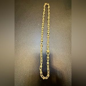 Tiffany hardwear 18k yellow gold small link necklace